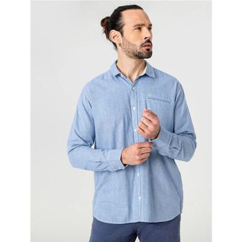 Vêtements Homme Chemises manches longues TBS AVVITCHA Bleu