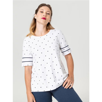 Vêtements Femme T-shirts manches courtes TBS Tee-shirt LEANAMIS Blanc