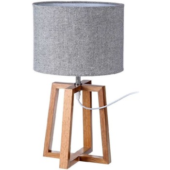 Maison & Déco Lampes à poser Unimasa Grande Lampe de table esprit scandinave Gris