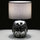 Maison & Déco Lampes à poser Unimasa Lampe céramique argentée Gris