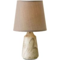 Maison & Déco Lampes à poser Unimasa Lampe en céramique 28 cm Beige