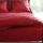 Maison & Déco Toutes les chaussures femme Drap housse Rubis en percale de coton 80 fils 140 x 190 x 30 cm Rouge