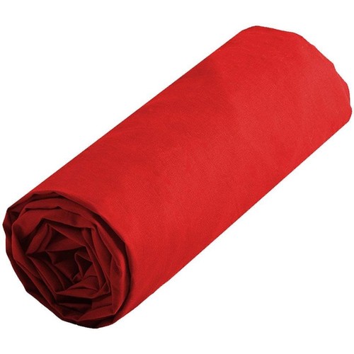 Drap Housse Uni Chantilly En Draps housse Stof Drap housse uni 160 x 200 cm - Rouge Rouge