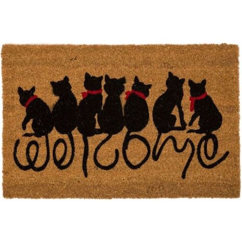 Airstep / A.S.98 Tapis Unimasa Paillasson welcome chats 60 cm Beige
