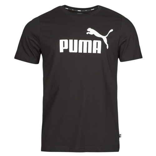 Vêtements Homme T-shirts manches courtes Dreamuse Puma ESS LOGO TEE Noir
