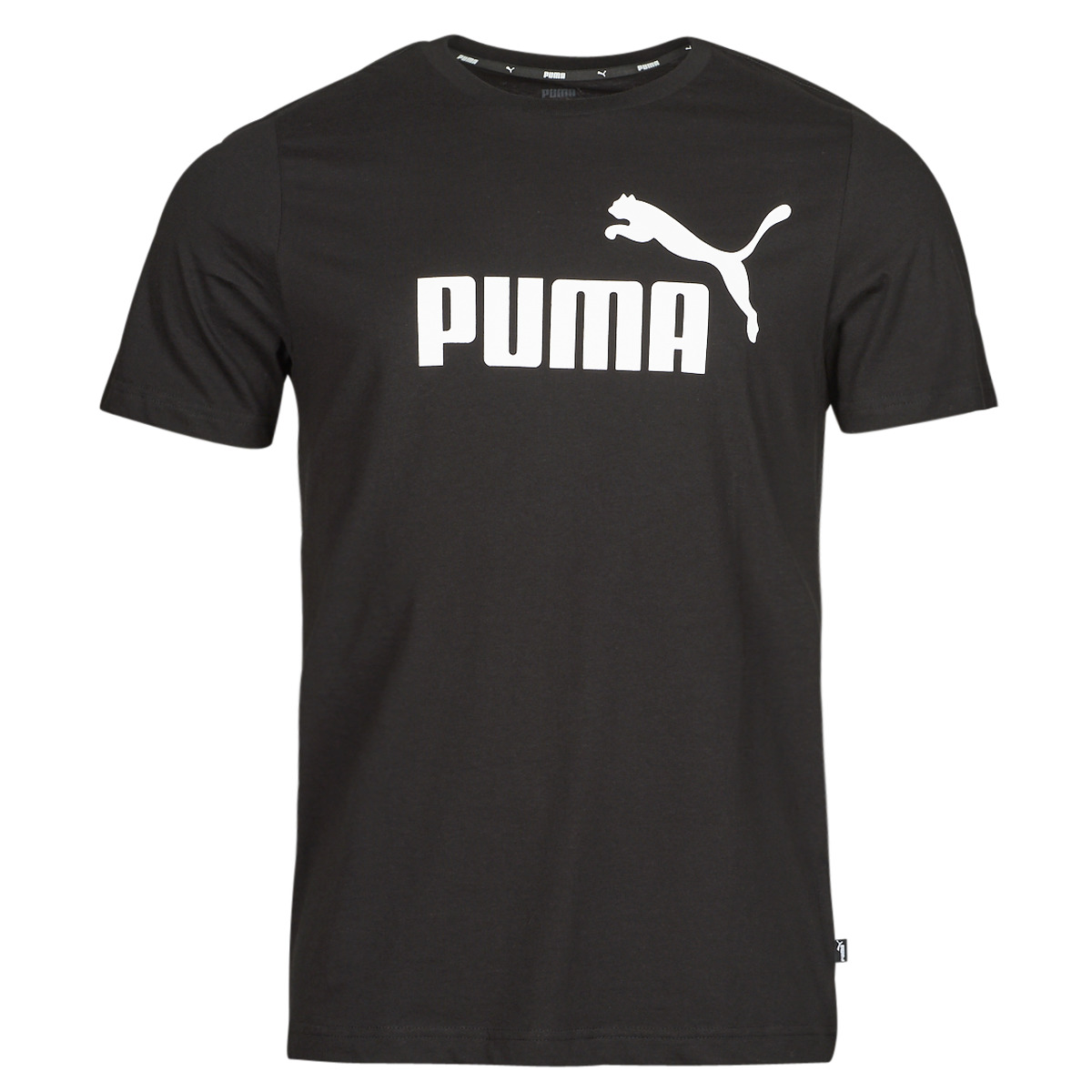 Vêtements Homme T-shirts manches courtes Puma Ion ESS LOGO TEE Noir
