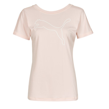 Vêtements Femme T-shirts manches courtes Puma TRAIN FAVORITE JERSEY CAT TEE Rose