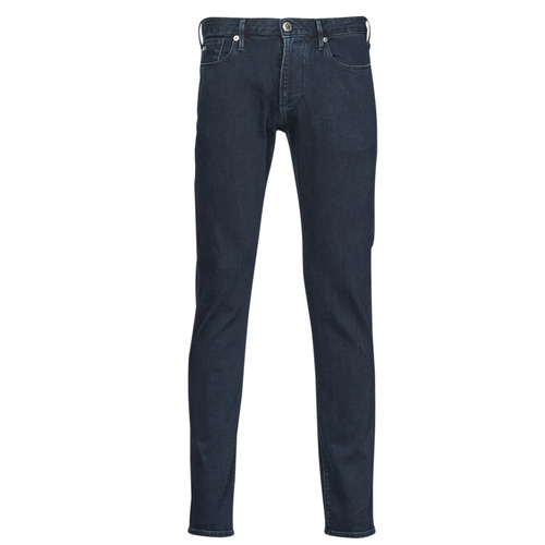 Jeans slim Emporio Armani 8N1J06 Bleu fonce - Livraison Gratuite 