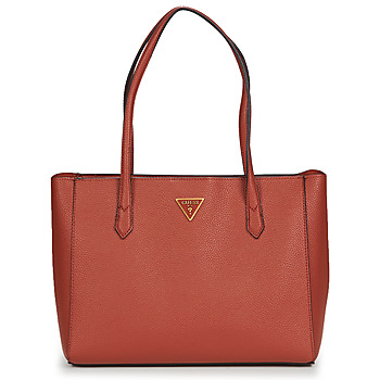 Sacs Femme Cabas / Sacs shopping Guess DOWNTOWN CHIC TURNLOCK TOTE Marron