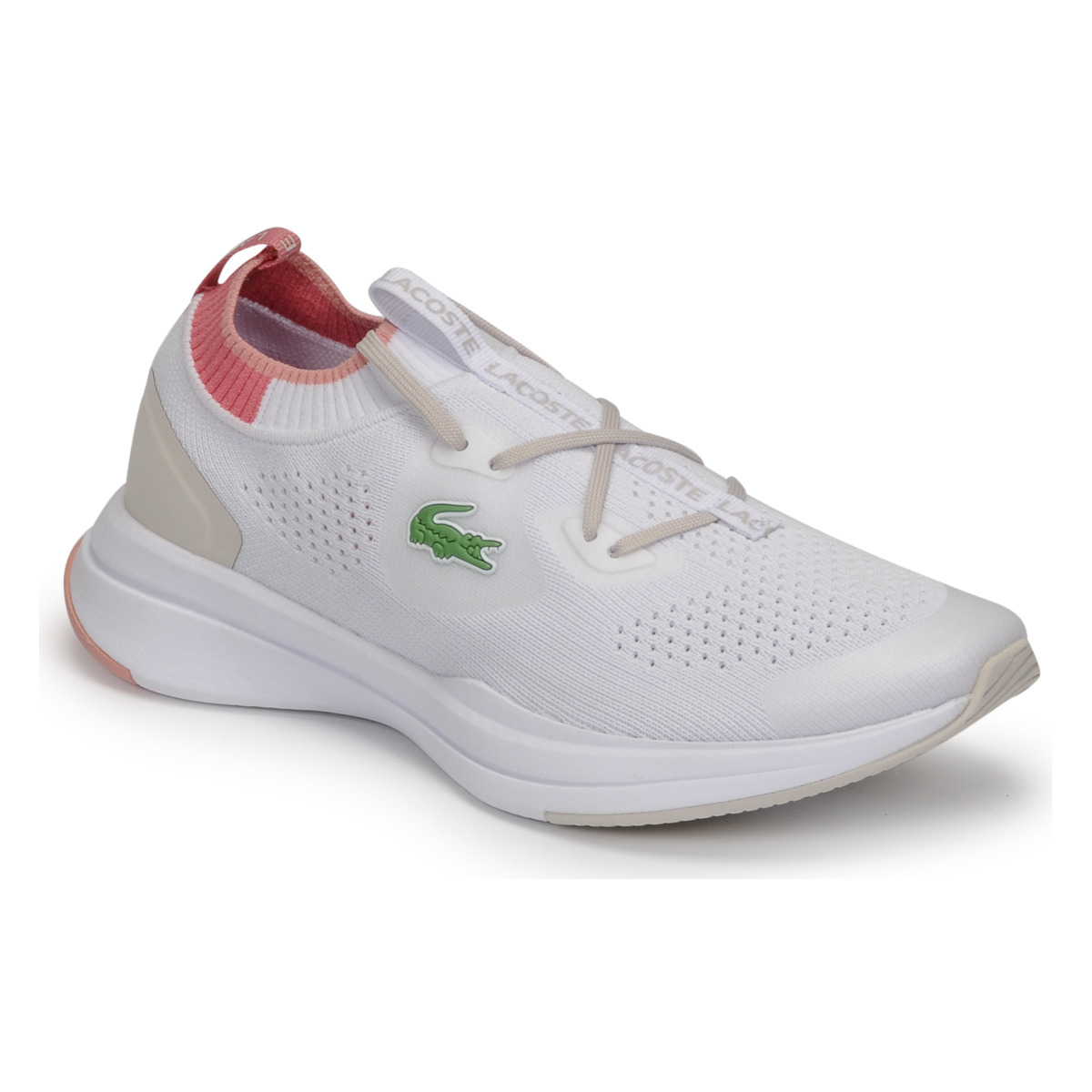 Chaussures Femme el producto Lacoste Carnaby Evo Colour-pop Leather EU 40 Black White RUN SPIN KNIT 0121 1 SFA Blanc / Rose