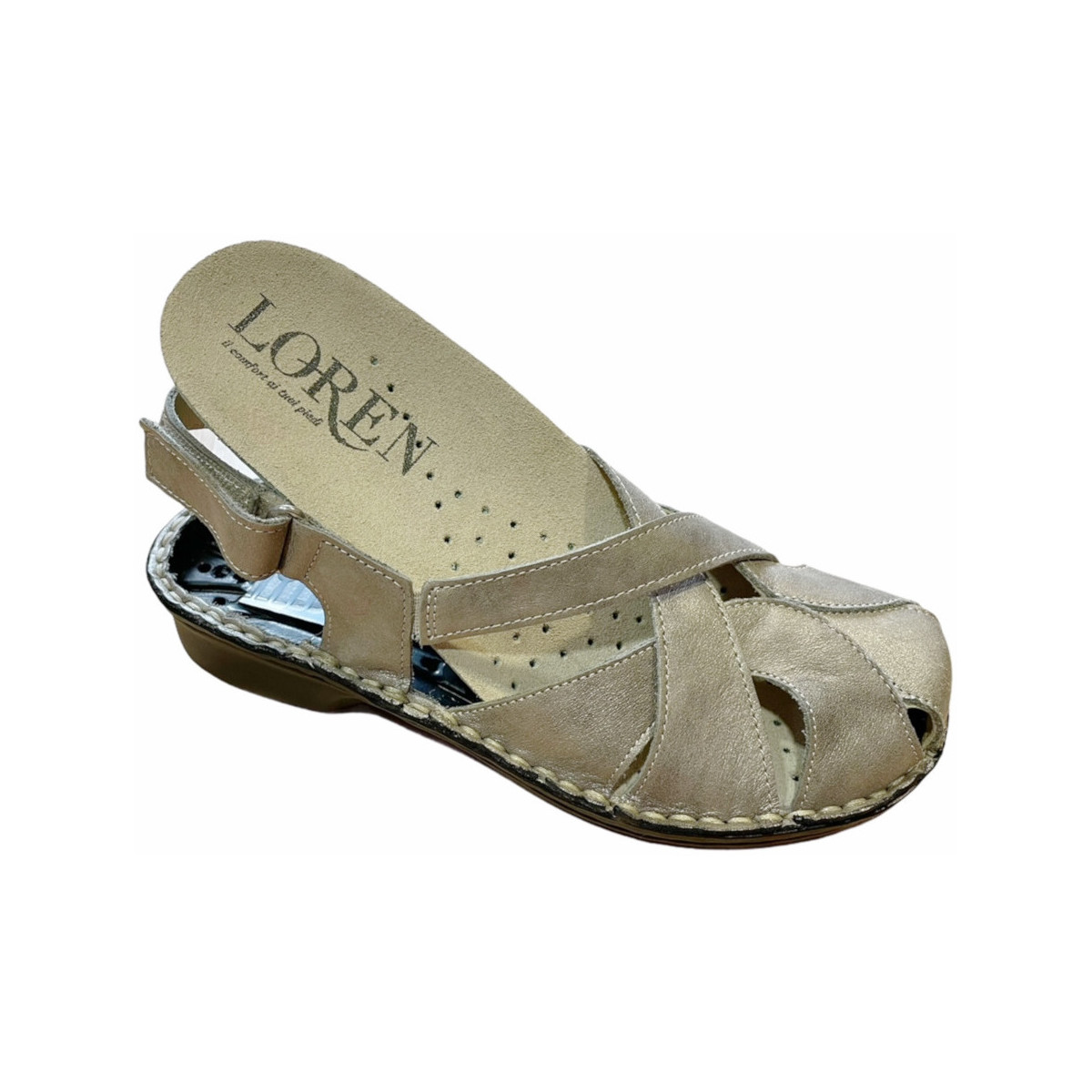 Chaussures Femme Sandales et Nu-pieds Calzaturificio Loren LOM2867tor Beige
