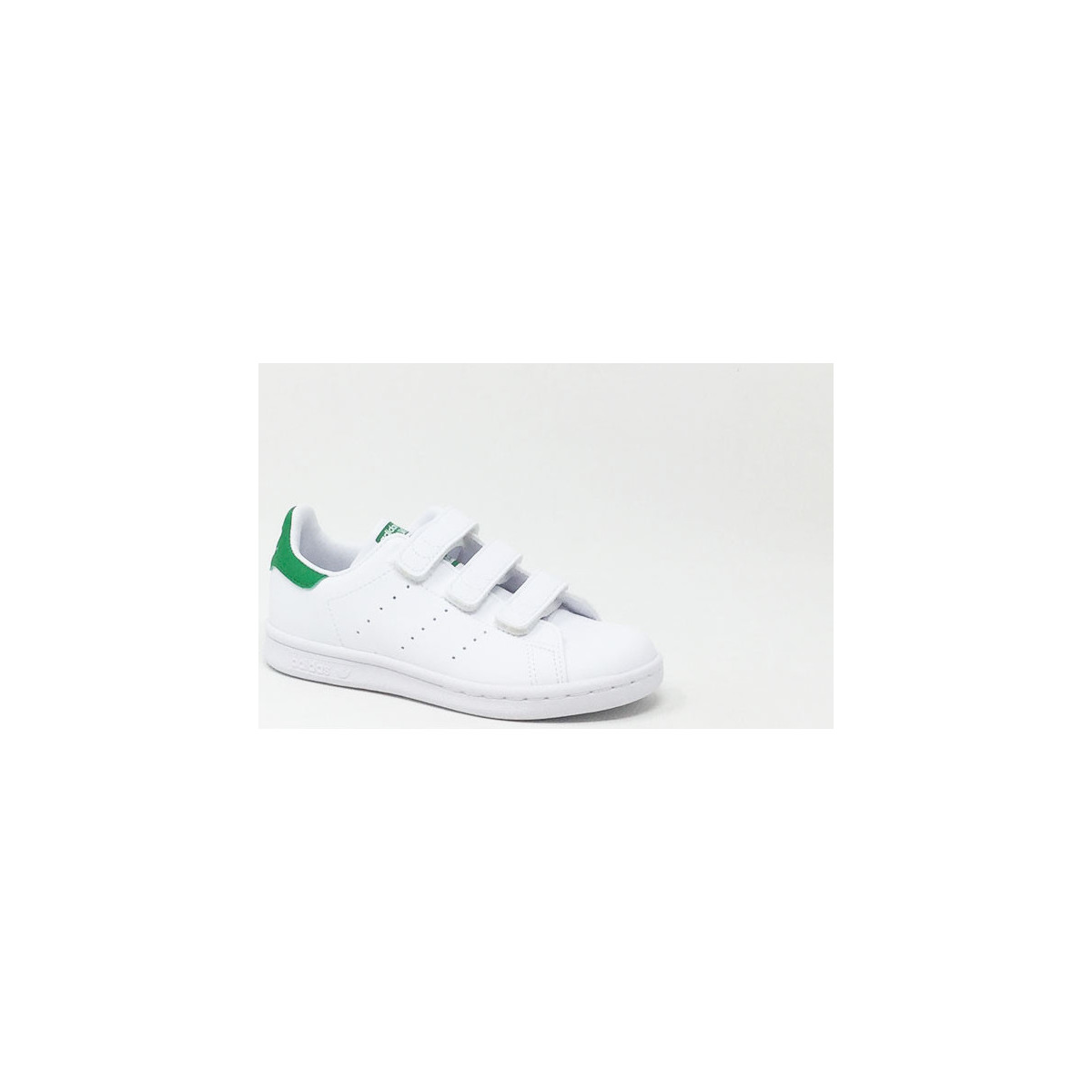 Chaussures Baskets mode adidas Originals BASKET STAN SMITH VERLCRO BLANC Vert