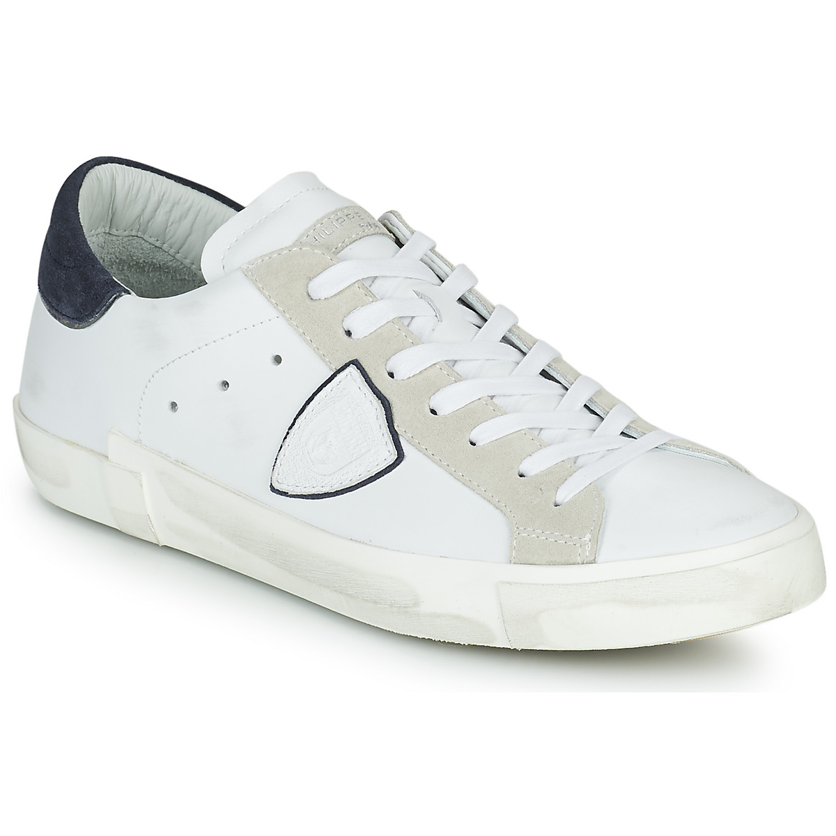 Chaussures Homme Tops, Chemisiers, Pulls, Gilets PRSX LOW MAN Blanc / Marine
