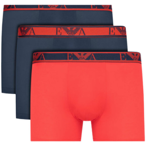 Sous-vêtements Homme Boxers Emporio Armani Pack x3 long unlimited logo Multicolore