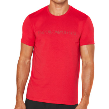 Vêtements Homme T-shirts manches courtes Emporio Armani sole Logo crew neck Rouge