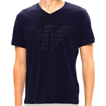 Vêtements Homme T-shirts manches courtes Emporio Armani Organic cotton Bleu