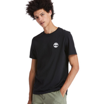 Vêtements Homme T-shirts manches courtes Timberland Tfo yc ss tree gr t Noir