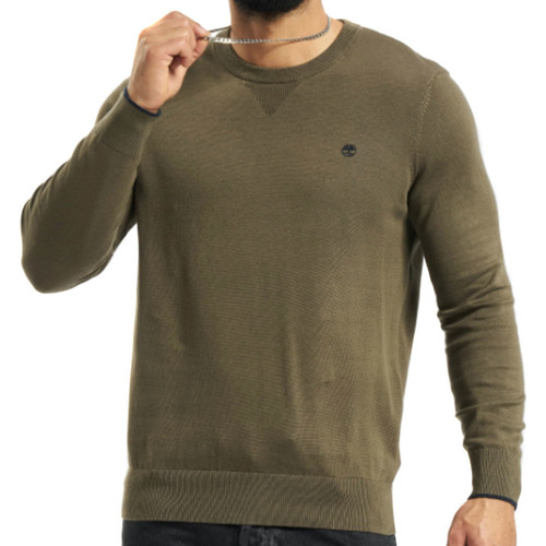 Vêtements Homme Pulls Timberland med Crew sweater Kaki