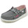 Chaussures Fille Mocassins HEY DUDE WENDYYOUTH.28 Gris