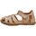 Chaussures Sandales et Nu-pieds Naturino Sandales semi-fermées en cuir SEE Gris