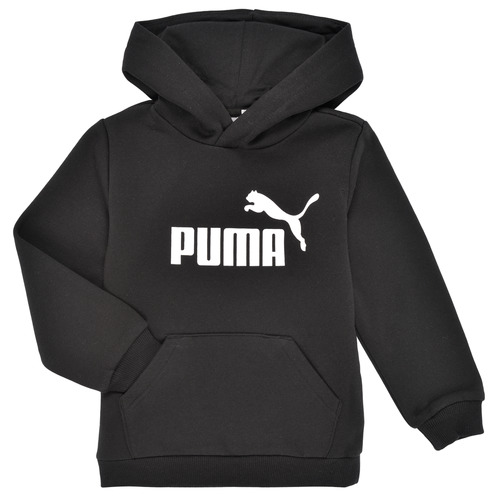 Vêtements  Puma ESSENTIAL BIG LOGO HOODIE Noir - Livraison Gratuite 