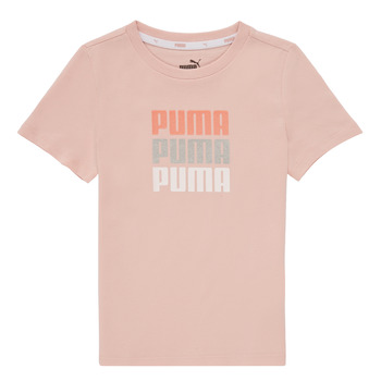Vêtements Fille T-shirts manches courtes Puma ALPHA TEE Rose