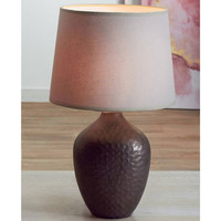 Maison & Déco Lampes à poser Retro Lampe de table Odina - Marron et Beige Marron