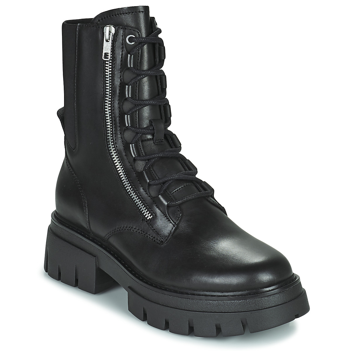 Chaussures Femme Parkers Boots Ash LETS Noir