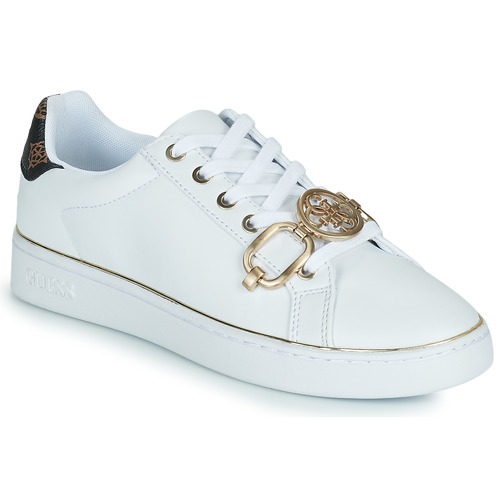 Chaussures Femme Baskets basses Guess BABE Blanc