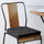 Maison & Déco Galettes de chaise Stof Coussin de chaise réversible noir et lin en coton 38 x 38 cm Noir