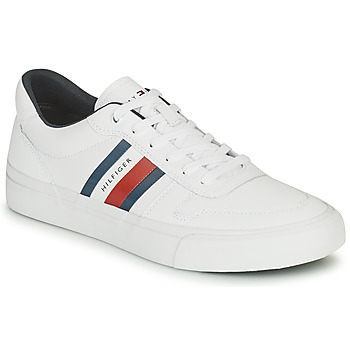 Chaussures Homme Baskets basses Tommy Hilfiger CORE CORPORATE STRIPES VULC Blanc