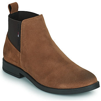 Chaussures Femme Boots Tommy Jeans ESSENTIALS CHELSEA BOOT Cognac