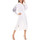 Vêtements Femme Robes Selmark Robe estivale mi-longue manches longues blanc  Mare Blanc