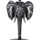 Maison & Déco Lampes à poser Imori Lampe de table Argent et blanche Tête d'Éléphant 45 cm Argenté
