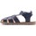 Chaussures Garçon Sandales et Nu-pieds Boni & Sidonie Boni Azur - sandale garcon scratch Bleu