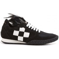 Chaussures Femme Baskets mode Stéphane Kelian - Sneakers Cuir Feathers noir/blanc Noir