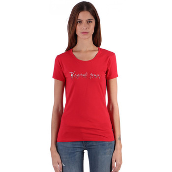 Vêtements Femme Polos manches courtes Kaporal T-shirt Femme Busy Rouge Rouge