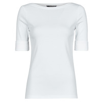 Vêtements Femme T-shirts manches longues Lauren Ralph Lauren JUDY Blanc