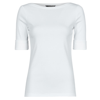 Vêtements Femme T-shirts manches courtes Lauren Ralph Lauren JUDY Blanc