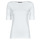 Vêtements Femme T-shirts manches longues Threadbare Tall contrast sleeve t-shirt in black JUDY-ELBOW SLEEVE-KNIT Blanc