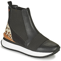 Chaussures Femme Baskets montantes Gioseppo LUNNER Noir / Leopard