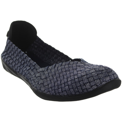 Chaussures Femme Pantoufles / Chaussons Bernie Mev Catwalk Navy Shimmer bleu