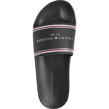 Chaussures Femme Tongs Tommy Hilfiger TH ESSENTIALS POOL SIDE Black