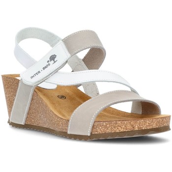 Chaussures Femme Sandales et Nu-pieds Interbios Sandales  Caleçon confortable 2019 Blanc