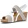 Chaussures Femme Sandales et Nu-pieds Interbios Sandales  Caleçon confortable 2019 Blanc