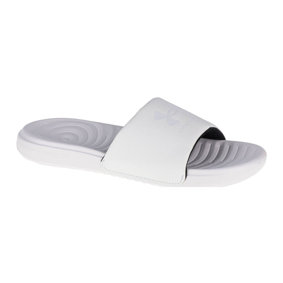Chaussures Femme Chaussons Under Armour Ansa Fixed Slides Blanc