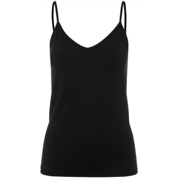 Vêtements Femme Débardeurs / T-shirts sans manche Pieces Top sans manches Taille : F Noir XS Noir