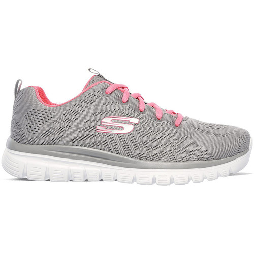 Chaussures Femme Baskets mode Skechers Graceful Get Connected Gris