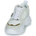Chaussures Femme Baskets basses Versace Jeans Couture FREMMI Blanc / Or / Argent