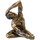 Maison & Déco Statuettes et figurines Parastone Statuette BodyTalk en résine Homme nu 22 cm - Véronèse Doré